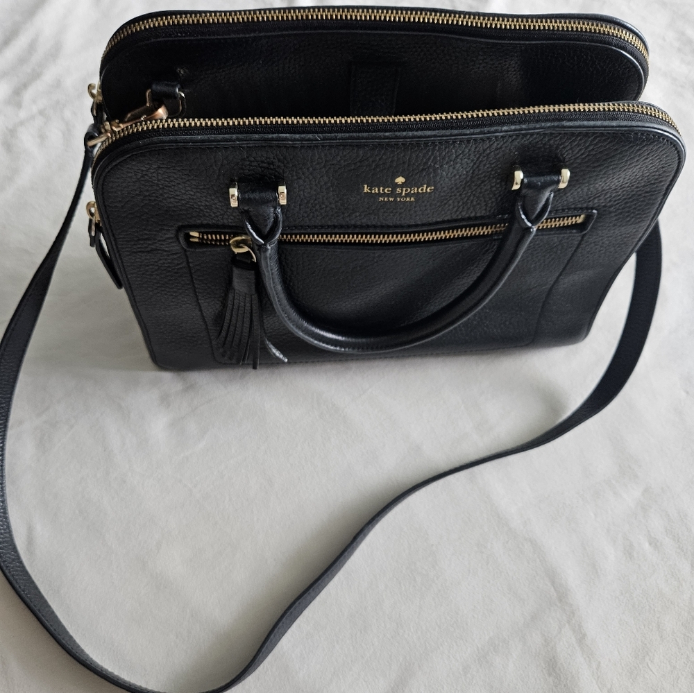 Kate Spade Chester Allyn Street Black Leather Bag